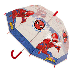 Disney Spider Man Jungen Regenschirm, blau, one size
