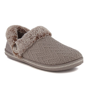 Skechers Cozy Campfire Damen Hausschuh Taupe, grau, 41