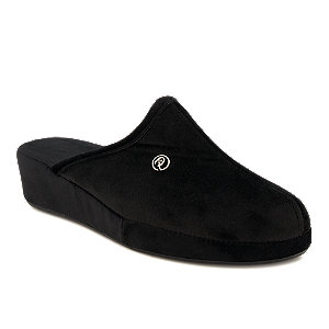 Wellness Damen Hausschuh Schwarz, 36