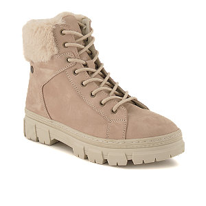 Varese Cacau Damen Schnürboot Beige, 36
