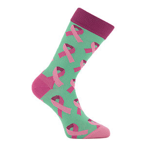 Dilly Socks Pink Ribbon Socken 36-40 | 41-46, grün