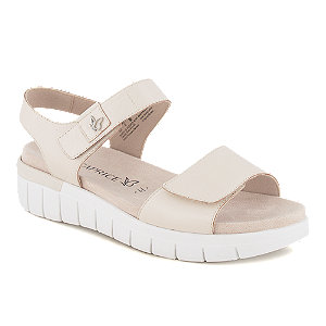 Caprice Damen Hohe Sandalette Beige, 37