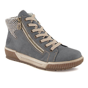 Rieker Damen Schnürschuh Blau, 36