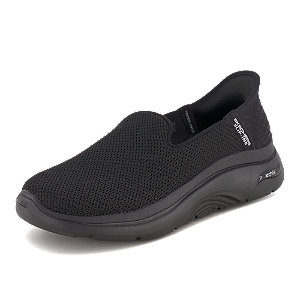 Skechers Slip-Ins Go Walk Arch Fit Damen Schwarz