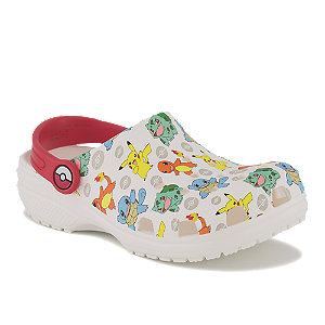 Crocs Classic Pokemon Kinder Clog Weiss