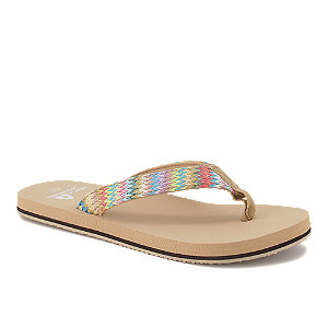 Beach Mountain Raffia Damen Flip Flop Braun, 40