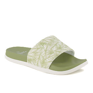 Beach Mountain Soft Leaves Damen Pantolette Grün, 40