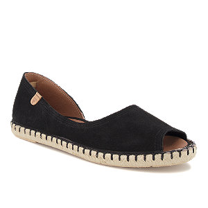 Verbenas Cruz Damen Espadrille Schwarz, 37