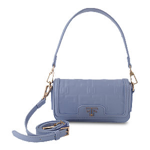 Fracomina Damen Umhängetasche, blau