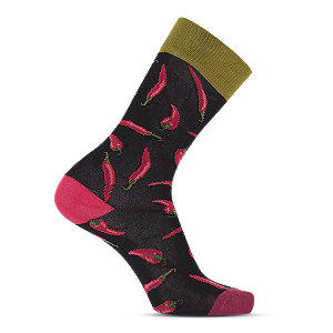 Dilly Socks Hot Chilly Herren Socken 41-46, rot