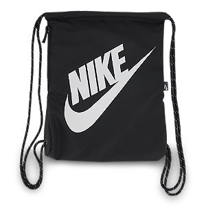 Nike Heritage Turnbeutel, schwarz