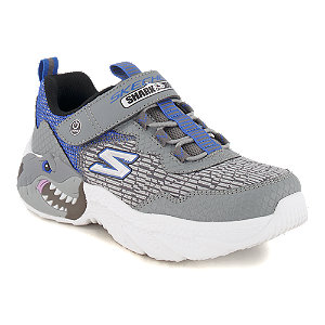 Skechers S-Lights Jungen Sneaker Grau, 33