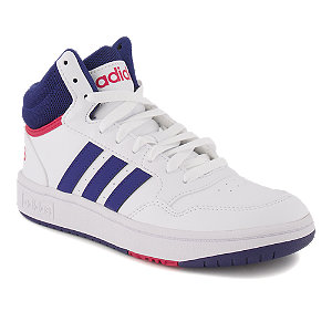adidas Hoops Jungen Sneaker Weiss, 36 2/3