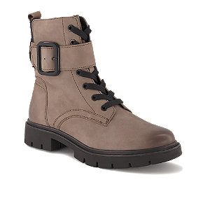 Tamaris Comfort Damen Schnürboot Taupe, 42