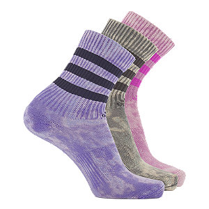 adidas Crew Wash 3er Pack Socken 37-39, blau