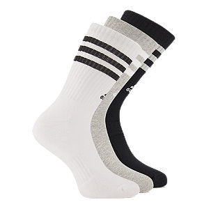 adidas 3er Pack Herren Socken 43-45, grau