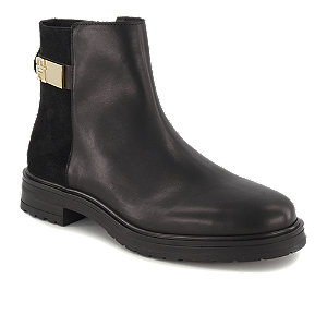 Tommy Hilfiger Damen Boot Schwarz, 36