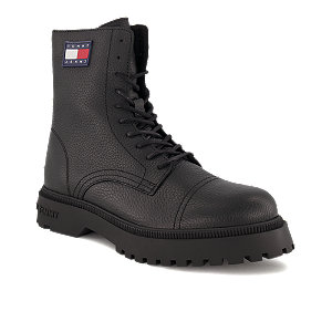 Tommy Hilfiger Herren Schnürboot Schwarz, 40