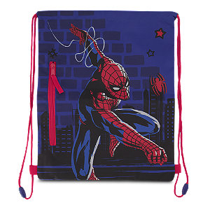 Spiderman Jungen Turnbeutel, blau
