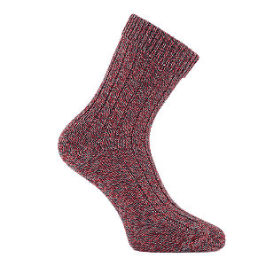 Happy Socks Folded Cuff Damen Socken 36-40, rot