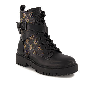 Guess Olsy Damen Schnürboot Schwarz, 39