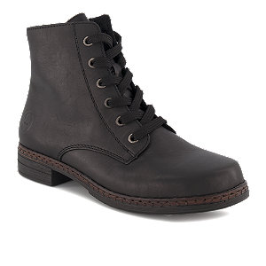 Rieker Damen Schnürboot Schwarz, 36