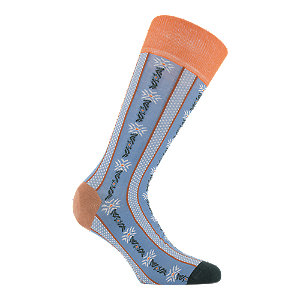 Dilly Socks Edelweiss Herren Socken 41-46, blau