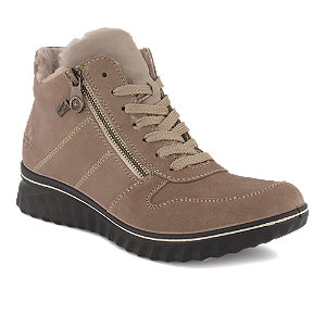Rieker Damen Schnürboot Beige, 37