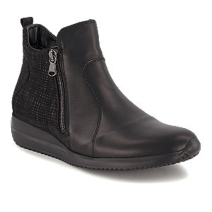 Waldläufer Himona Damen Boot Schwarz, 7.5