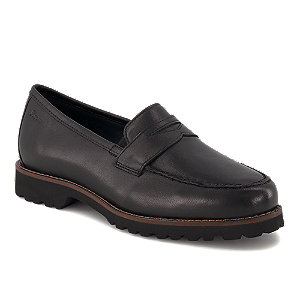 Sioux Meredith Damen Loafer Schwarz, 37