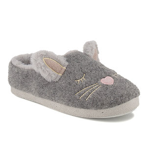Wellness Damen Hausschuh Grau, 39