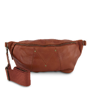 Pieces Damen Umhängetasche, braun