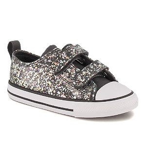 Converse All Star Glitter Mädchen Sneaker Schwarz, 26