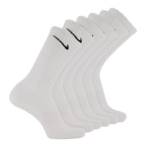 Nike Training Crew 6er Pack Herren Socken 42-46, weiss