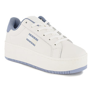 Tommy Jeans Flatform Cupsole Damen Sneaker Blau, 36