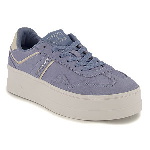 Tommy Jeans The Greenwich Flatform Damen Sneaker Blau, 37