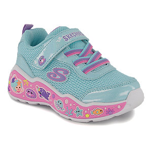 Skechers Play Scene Mädchen Sneaker Blau, 25