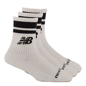 New Balance 3er Pack Kinder Socken 21-26 | 27-34 | 35-38, weiss