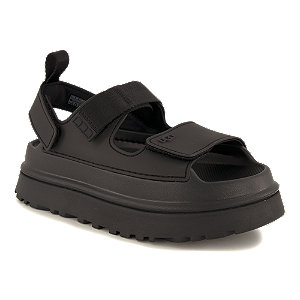 UGG Goldenglow Damen Hohe Sandalette Schwarz, 39