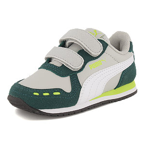Puma Cabana Racer SL Jungen Sneaker Grün, 20
