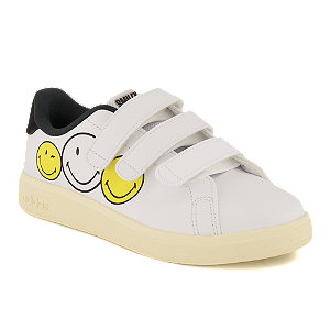 adidas Advantage Smiley Jungen Sneaker Weiss, 33
