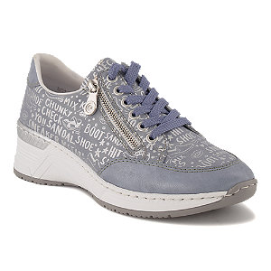 Rieker Damen Schnürschuh Blau, 42
