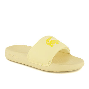 Lacoste Croco Damen Pantolette Gelb, 42