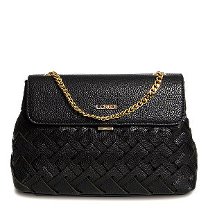 L.Credi Olivie Damen Umhängetasche, schwarz