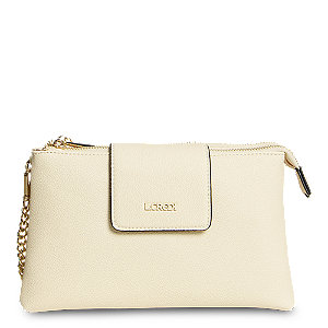 L.Credi Omaya Damen Umhängetasche, creme