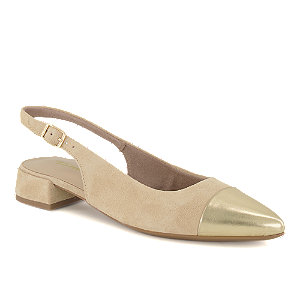 Tamaris Damen Sling Pumps Beige, 40