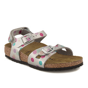 Birkenstock Rio Mädchen Sandale Silber, 30