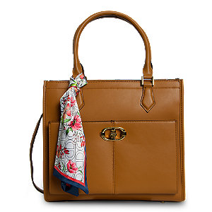 Aldo Ruya Damen Handtasche, cognac
