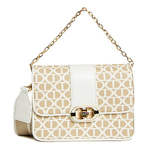 Aldo Toulon Damen Umhängetasche, beige