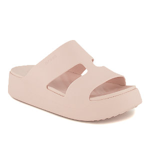 Crocs Getaway Damen Pantolette Rosa, 41/42